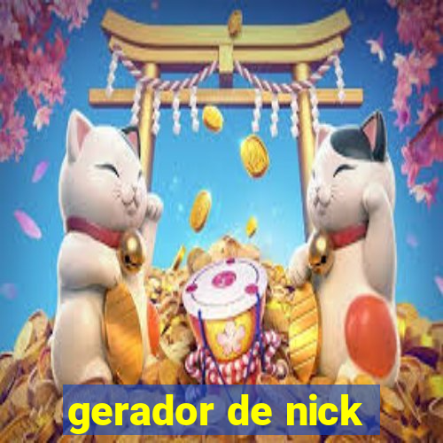 gerador de nick